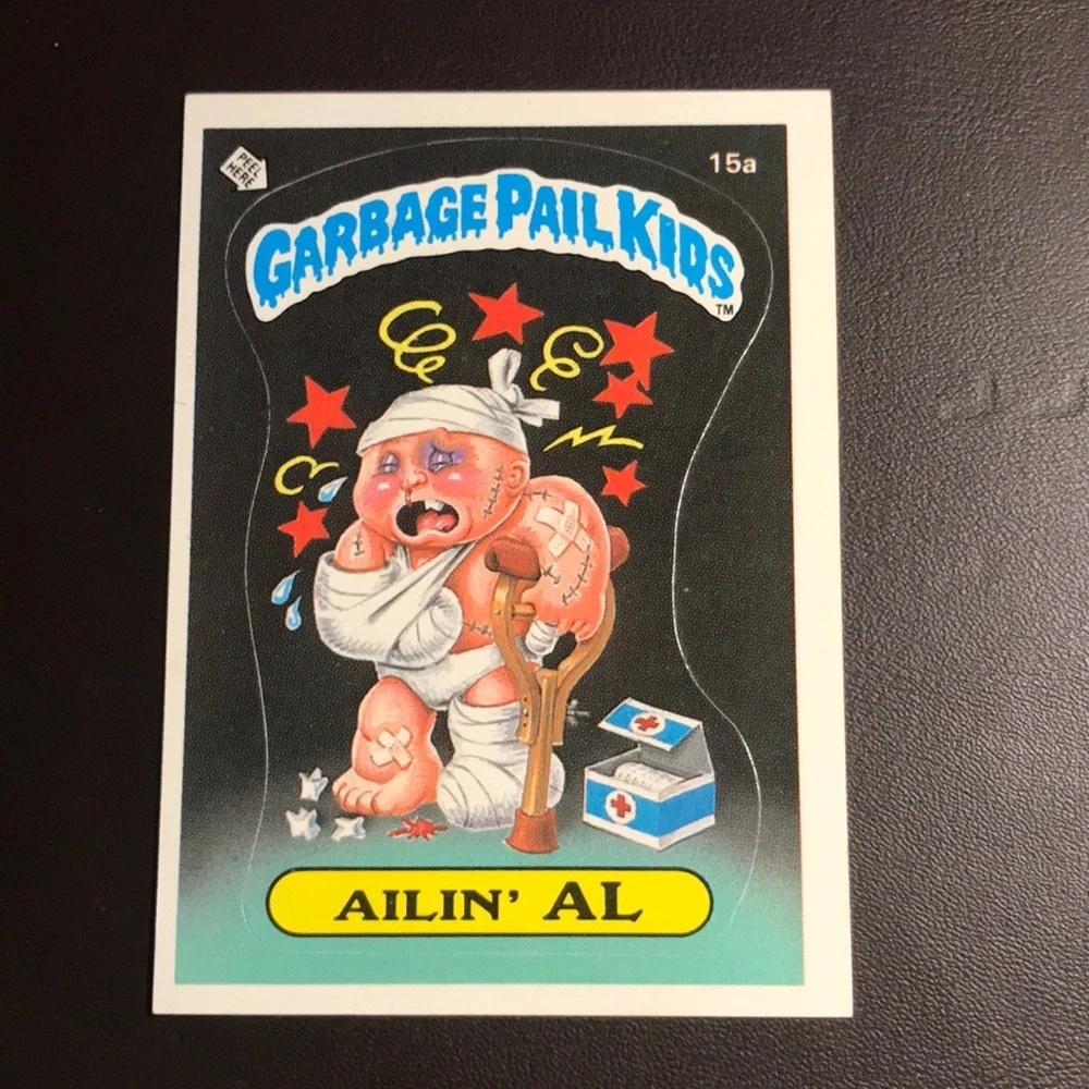 Garbage Pail Kids Ailin' Al trading card